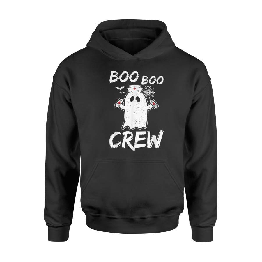 Funny Boo Boo Crew Nurse Ghost Halloween Costume Hoodie