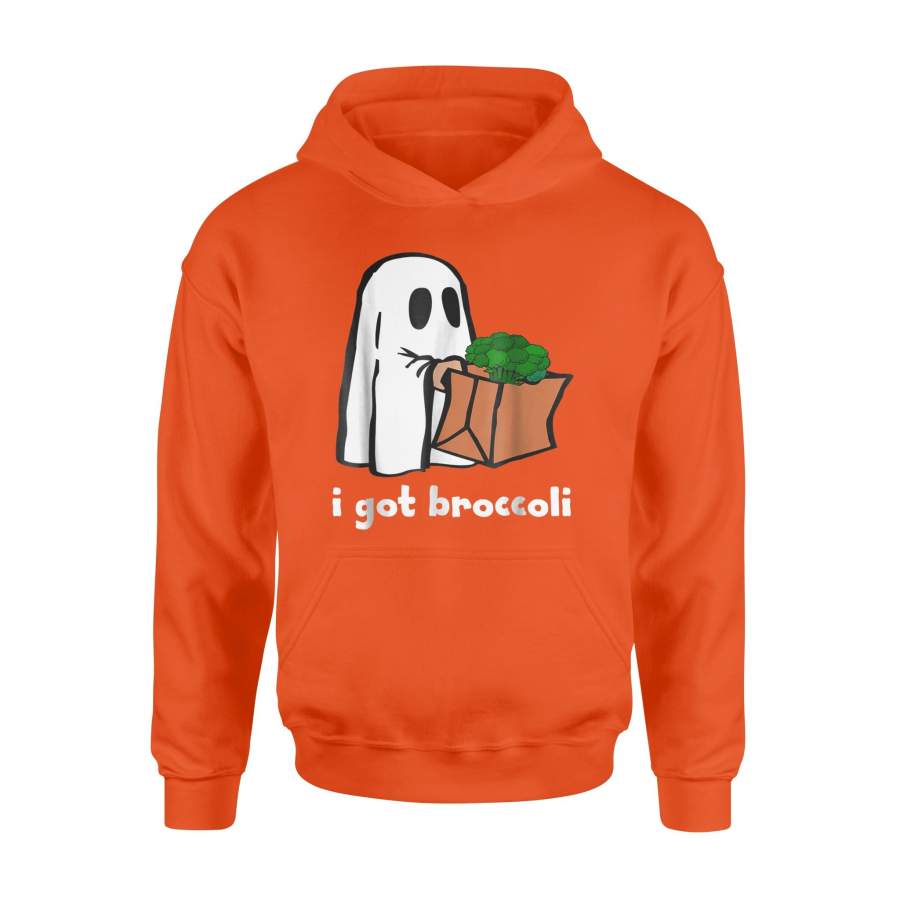 I Got Broccoli Halloween Funny Ghost Costume Hoodie