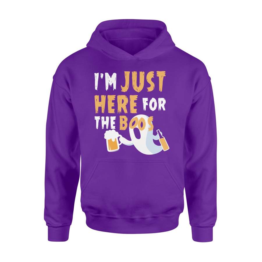 I’m Just Here For The Boos Ghost Halloween 02 Halloween Hoodie