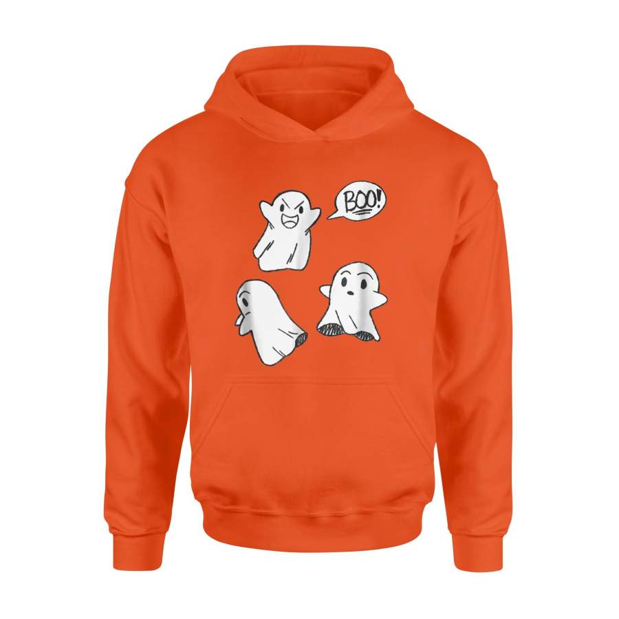 Halloween Ghost Trio Boo Cute Costume Hoodie