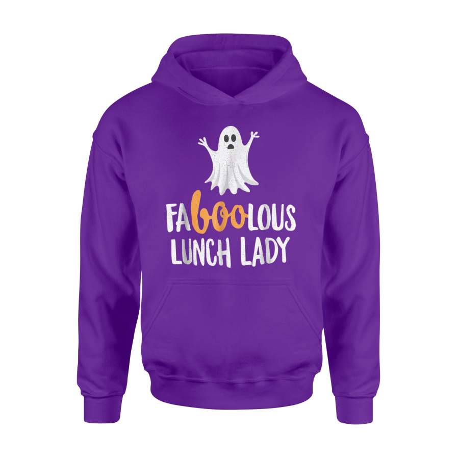 Faboolous (Fabulous) Lunch Lady Halloween Ghost Hoodie