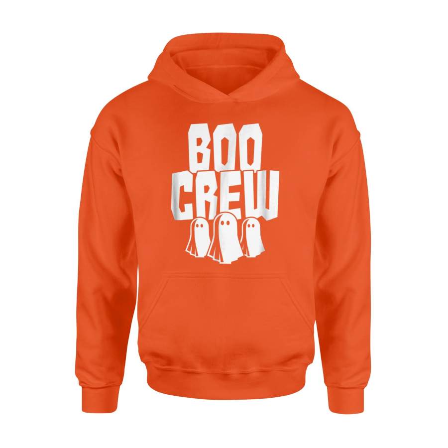 Boo Crew Funny Halloween Ghost Gang Squad Ghouls Hoodie