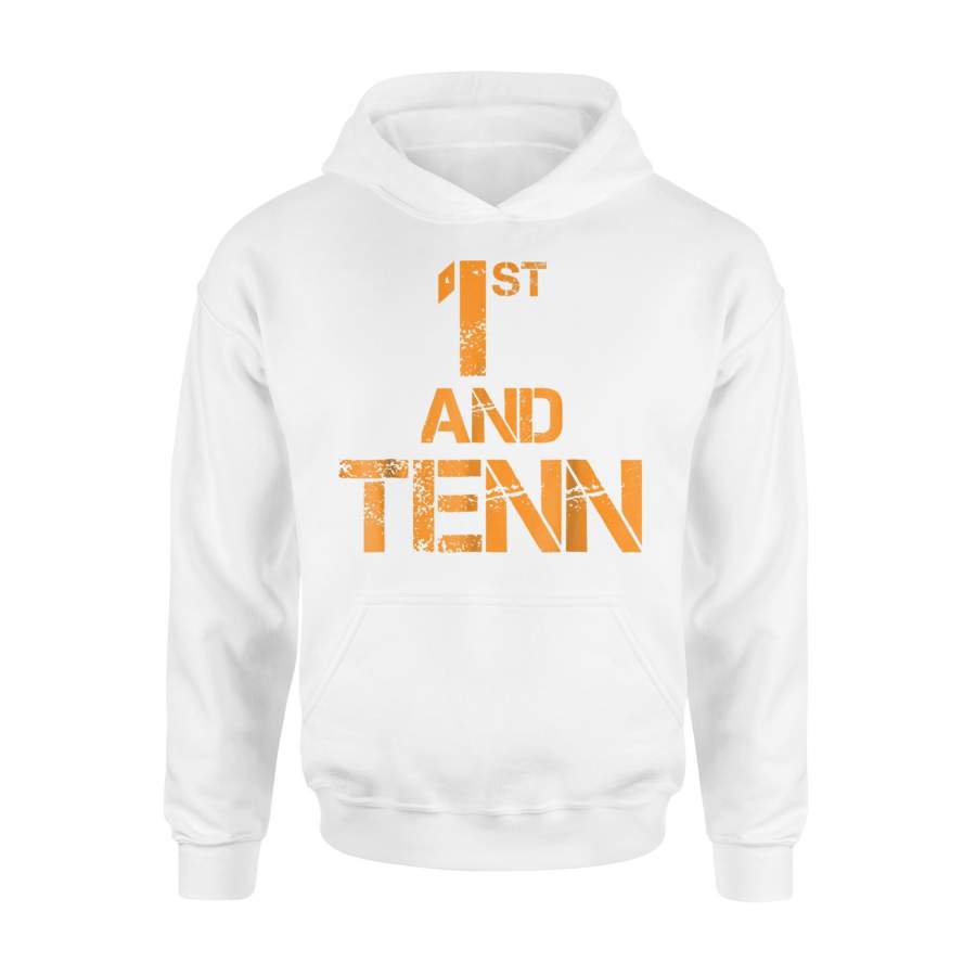 First And Ten Tennessee State Orange Football Fan Hoodie