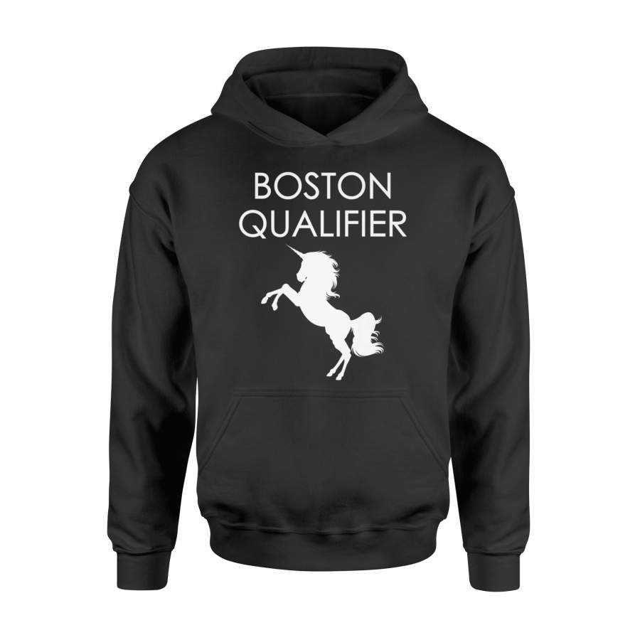 Boston Qualifier Unicorn Marathon Race Hoodie