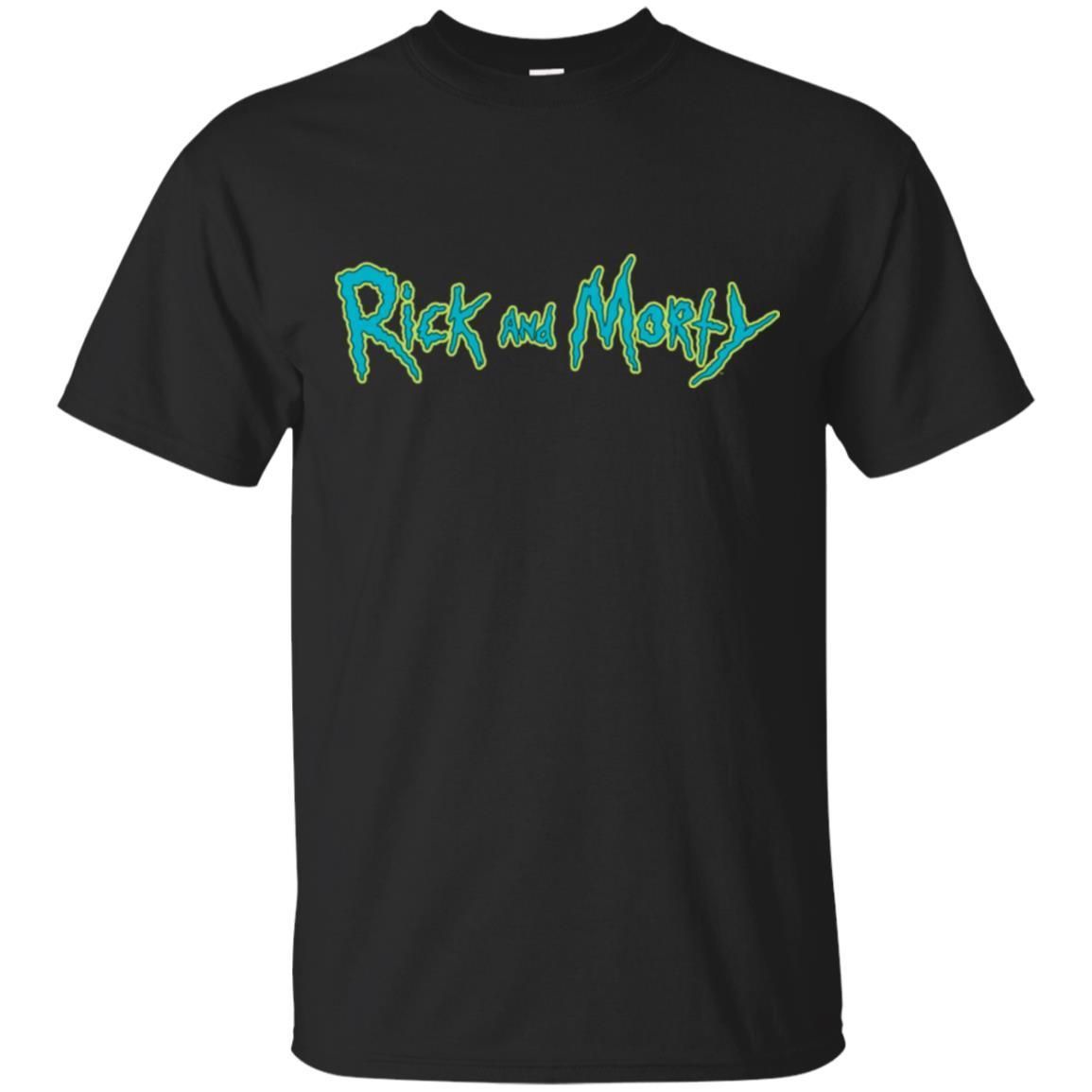 Rick And Morty Title Typography Men T-Shirt