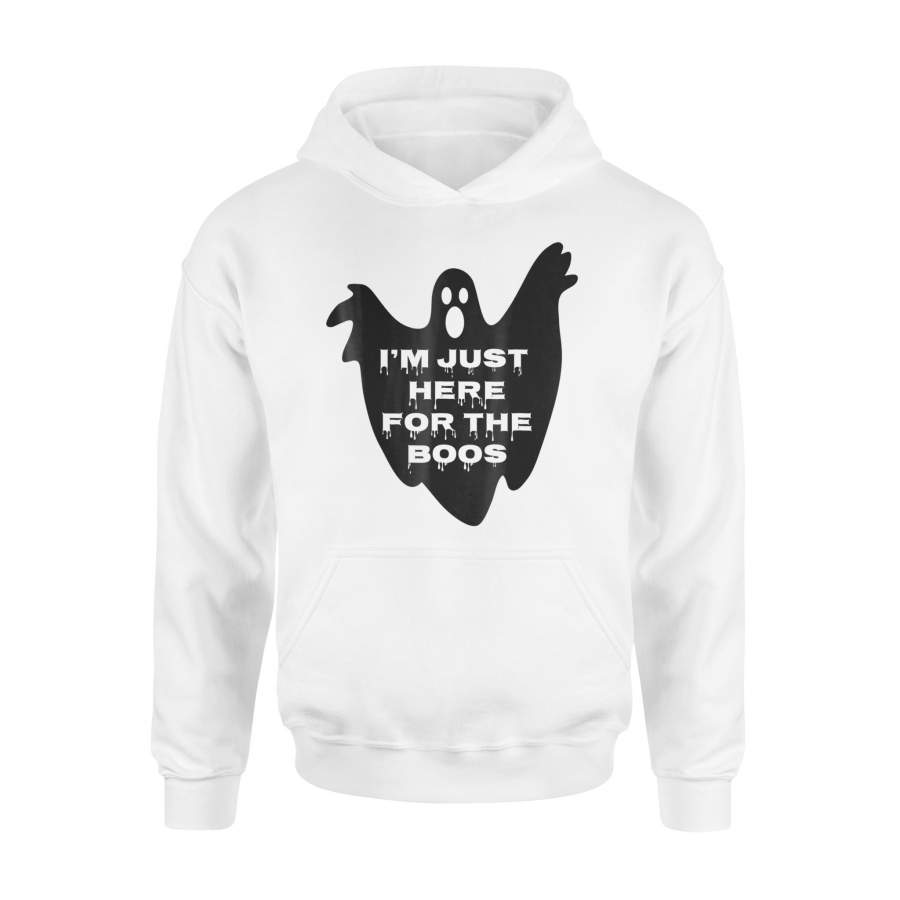 Halloween Hoodie – Halloween Ghost I’m Just Here For The Boos Hoodie