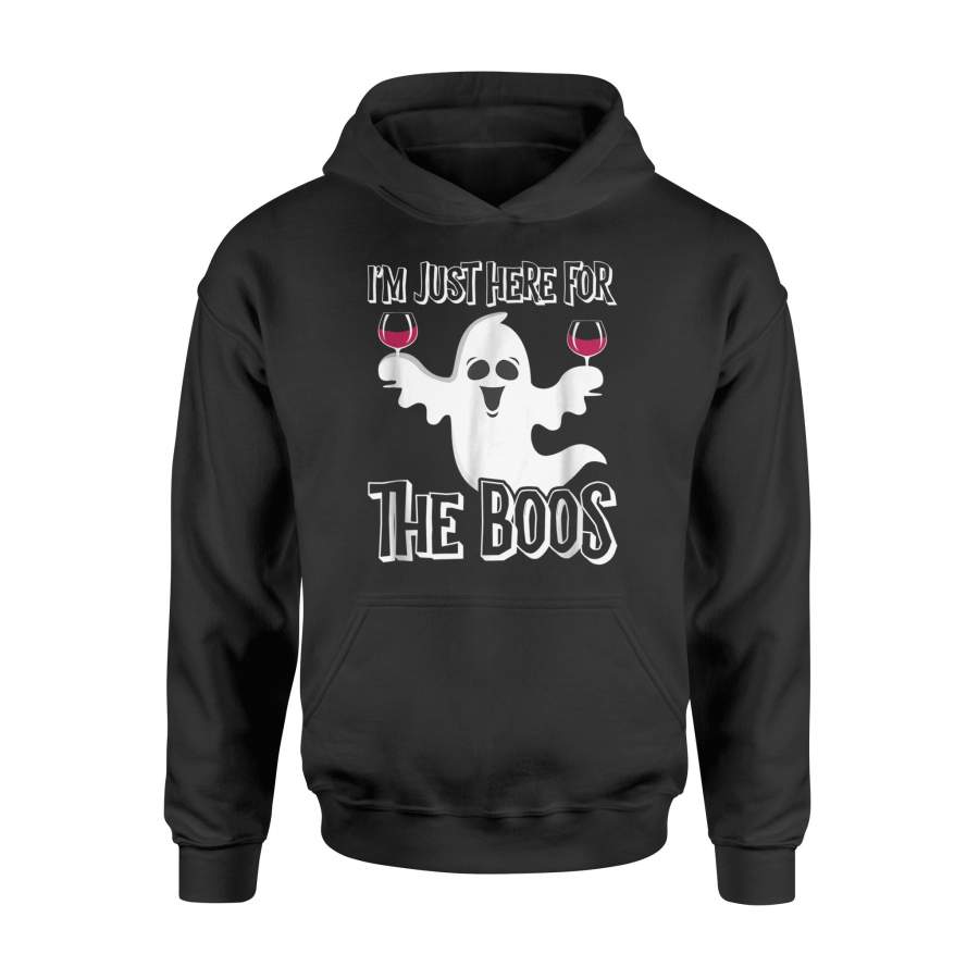 I’m Just Here For The Boos Halloween Ghost Costume Halloween Hoodie