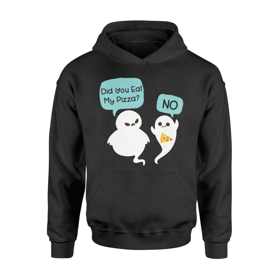 Did You Eat My Pizza Funny Ghost Halloween Hoodie