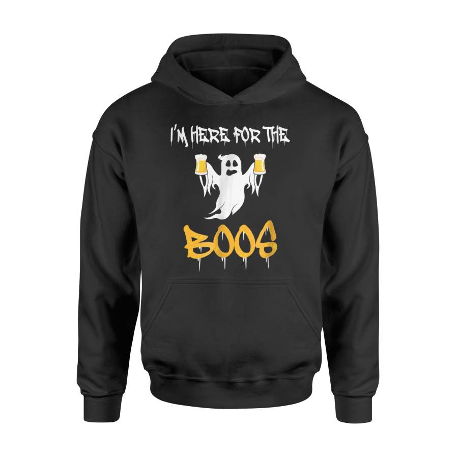 Halloween Hoodie – Halloween Ghost I’m Here For The Boos I Hoodie