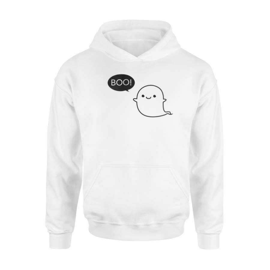 Cutest Ghost Halloween Pocket Halloween Hoodie