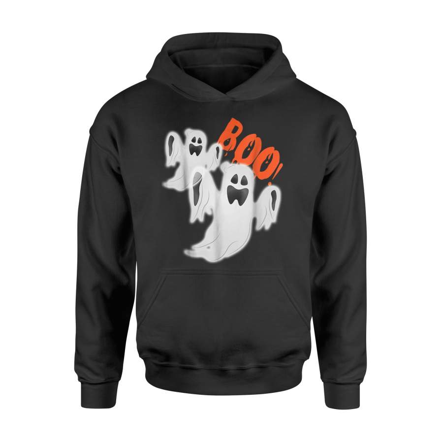 Boo Halloween Funny Ghost Halloween Hoodie