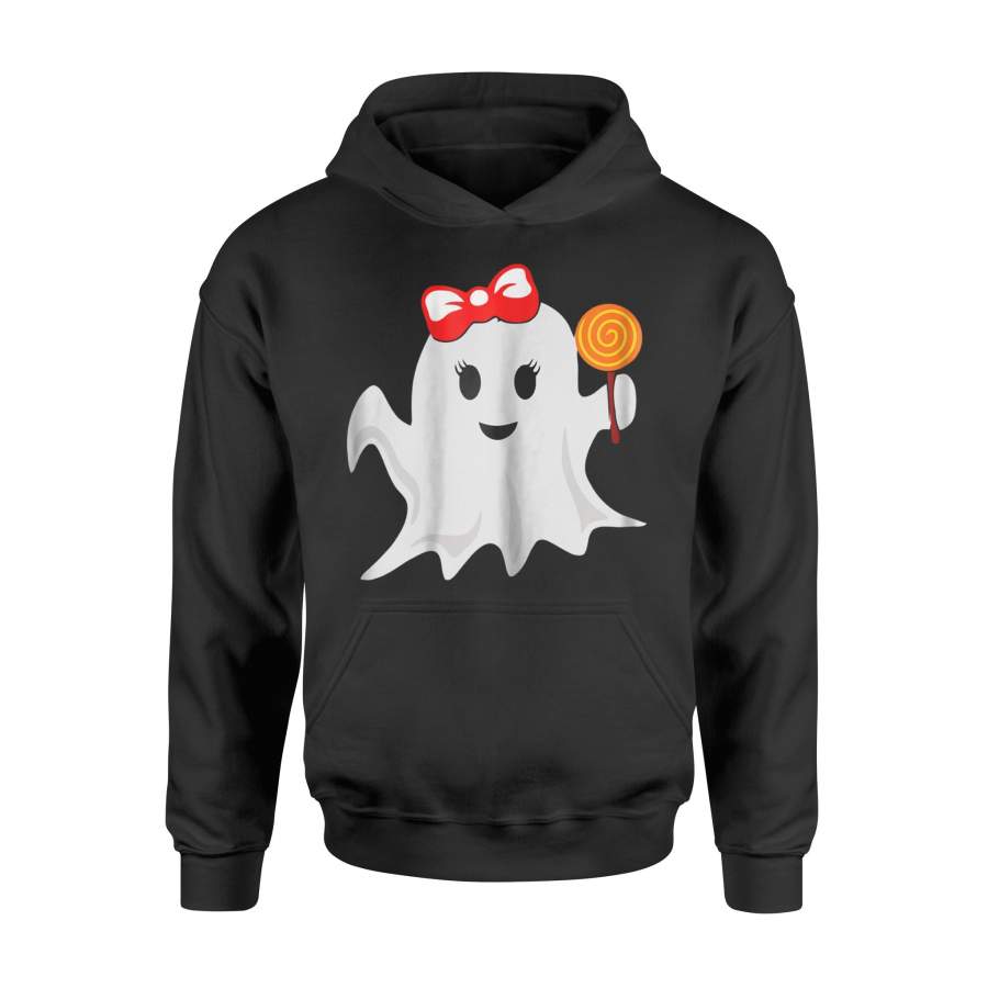 Halloween Hoodie – Halloween Ghost Girl Lollipop Candy Hoodie