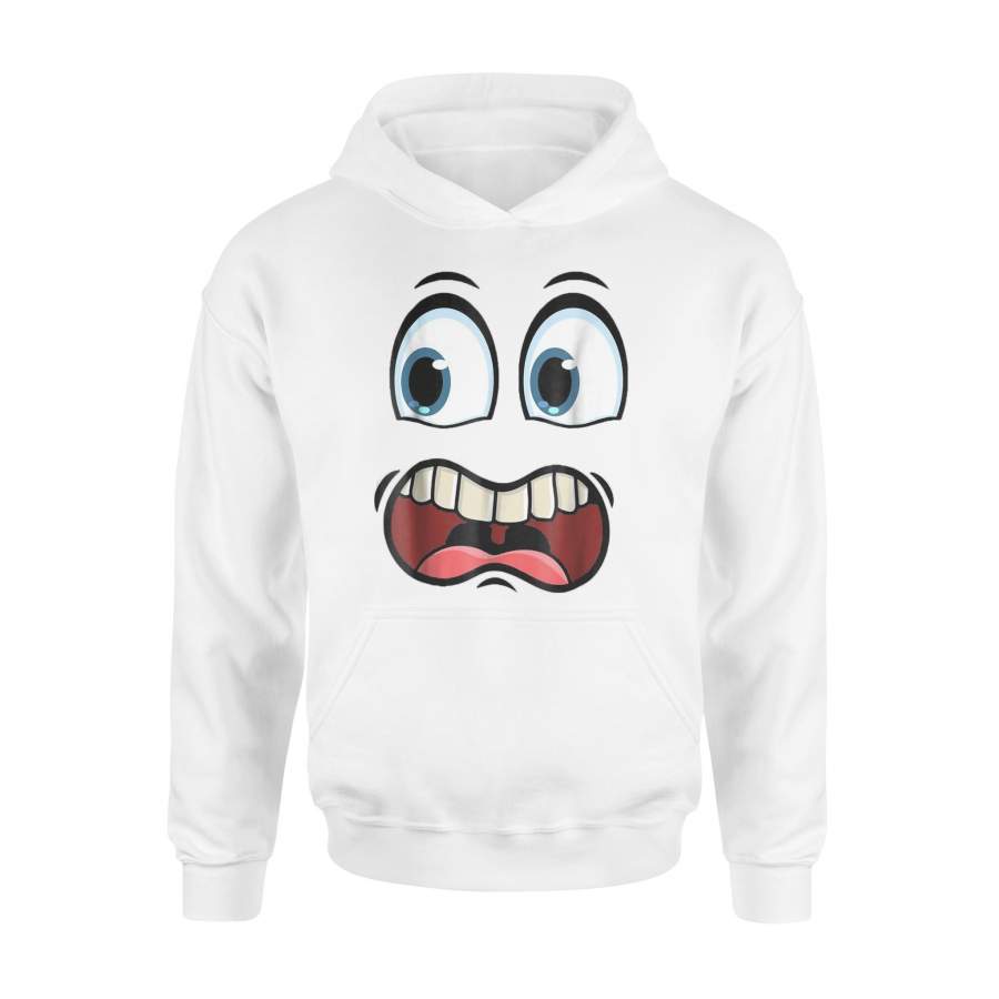 Cute Ghost Face Halloween Costume Ghoul Face Halloween Hoodie