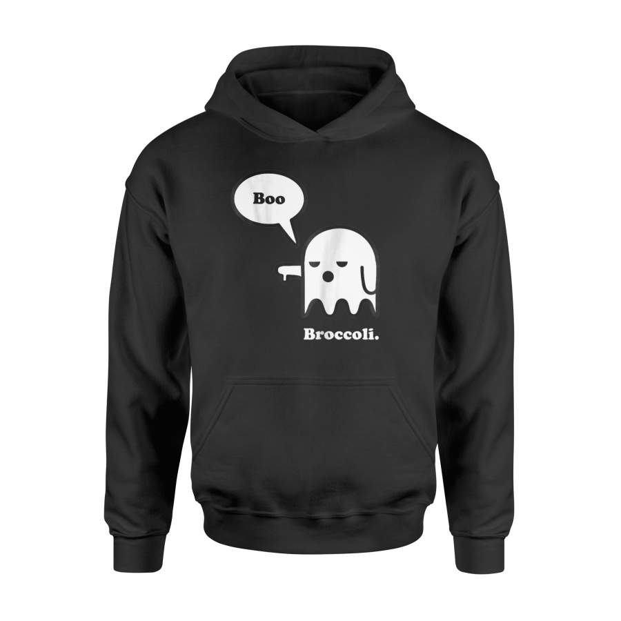 I Hate Broccoli Funny Halloween Ghost Boo Halloween Hoodie