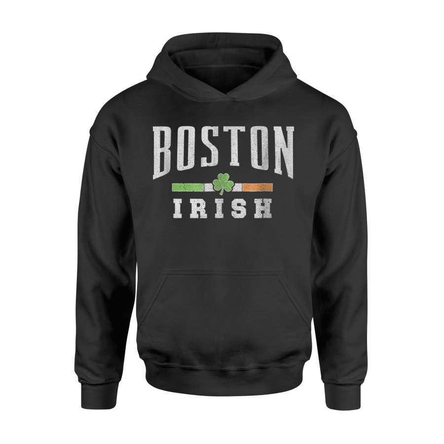 Boston Irish, St Patrick’s Day – Patty’s Day Shamrock Hoodie