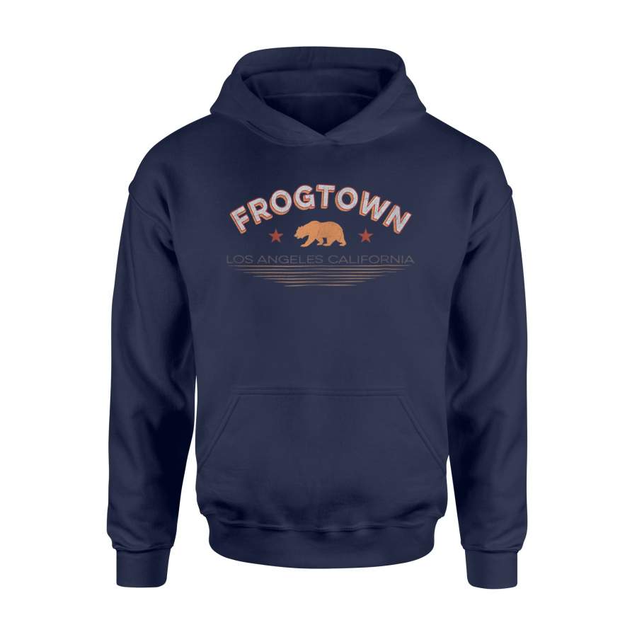 Frogtown Los Angeles Neighborhood Cali Bear Hoodie