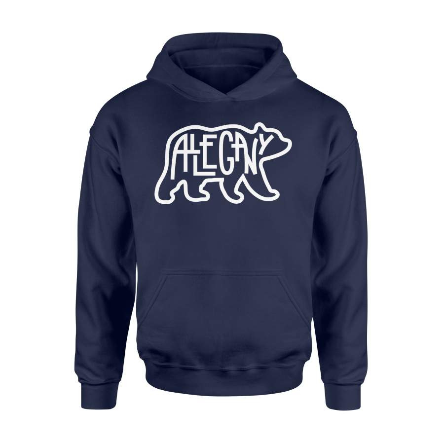 Allegany State Park – Black Bear Upstate New York Hoodie