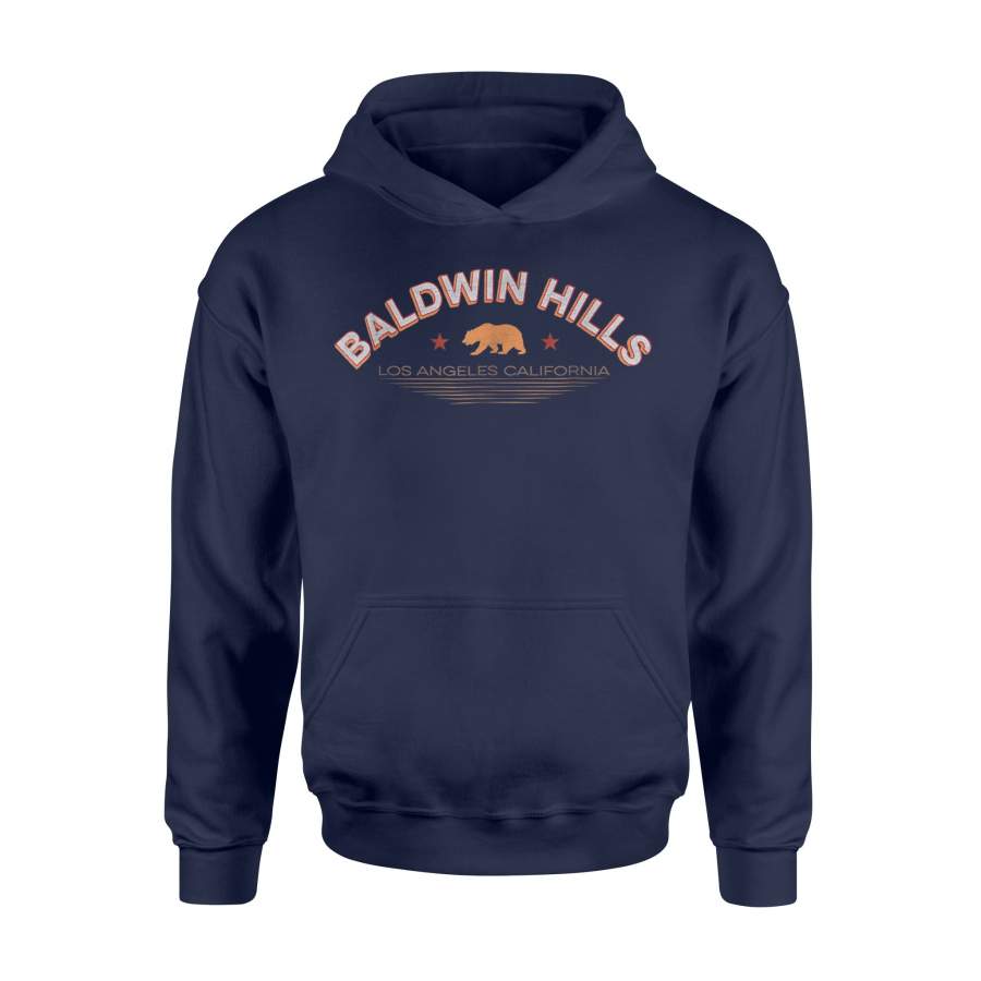 Baldwin Hills Los Angeles Neighbor Cali Bear Hoodie