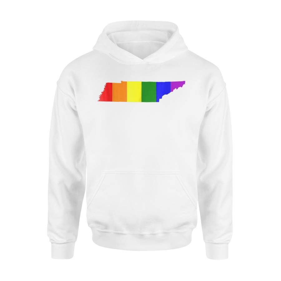 Gay Pride LGBT Love Rainbow Tennessee Rainbow Flag Hoodie