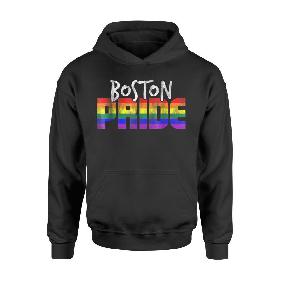 Boston Pride LGBT Flag Hoodie