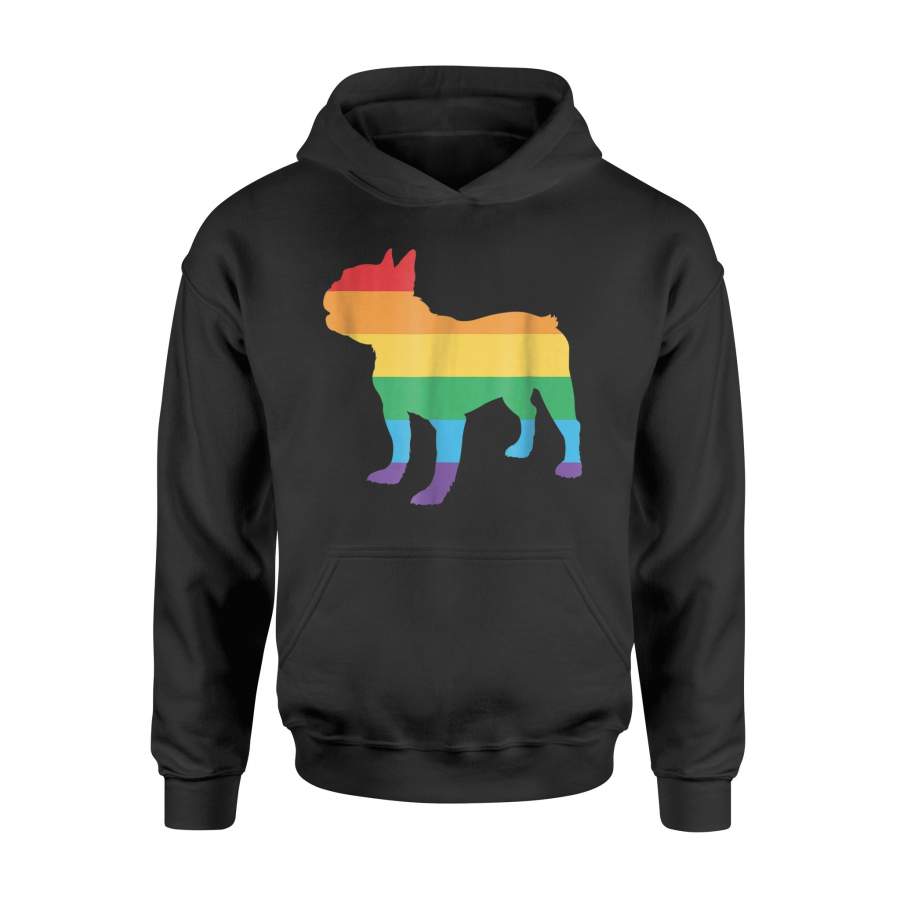 Gay Pride Flag Boston Terrier LGBT Pride Month Hoodie