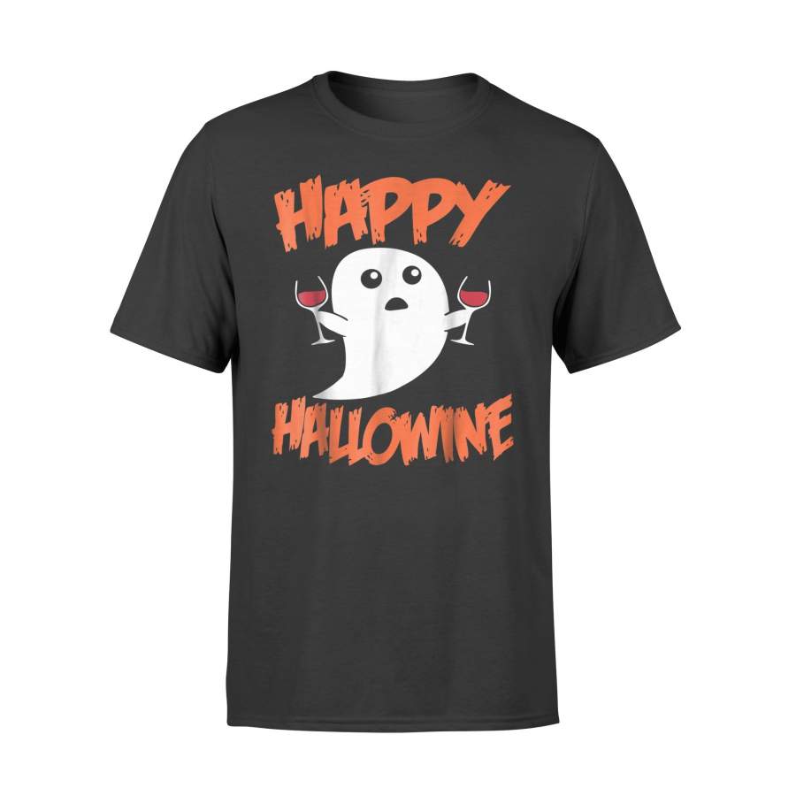 Funny Happy Hallowine Halloween Ghost Costume Halloween t shirt