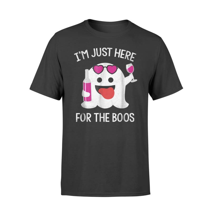 I’m Just Here For The Boos Halloween Wine Ghost Halloween t shirt