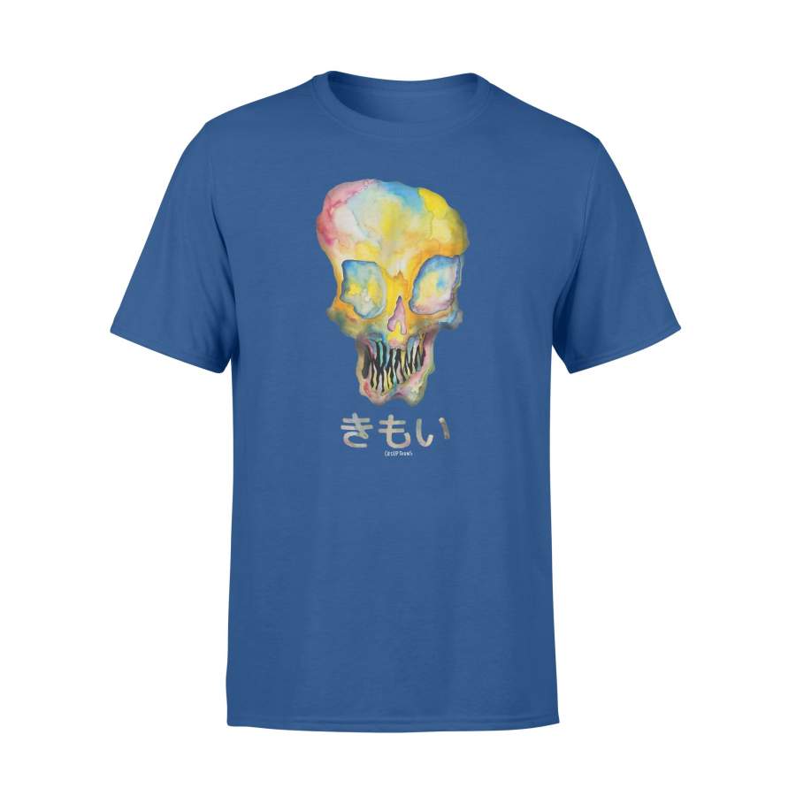 Gnarling Rainbow Demon Ghost Skull T-Shirt