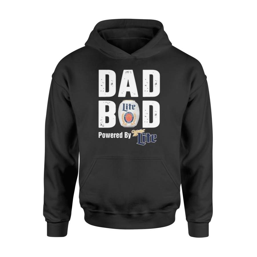 Dad Bod Powered By Miller Lite Hoodie