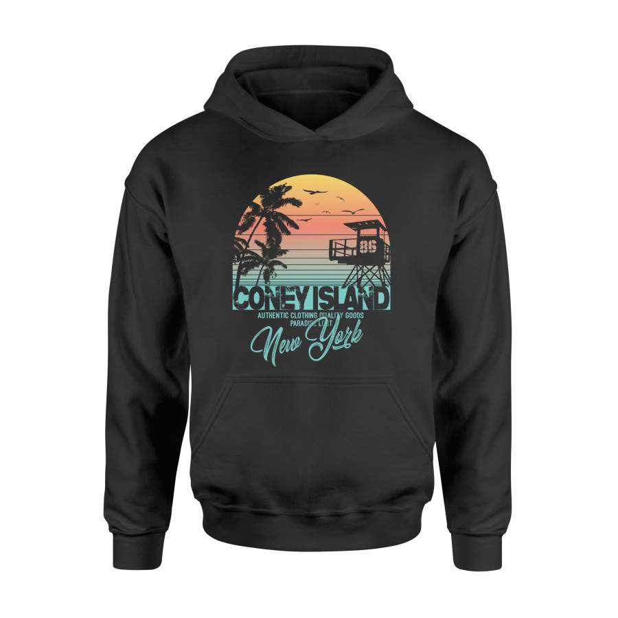 Coney Island New York Beach Brooklyn Hoodie