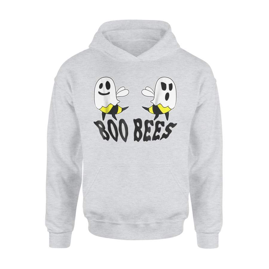 Boo Bees Halloween Ghost Bee Here For The Boos Halloween Hoodie