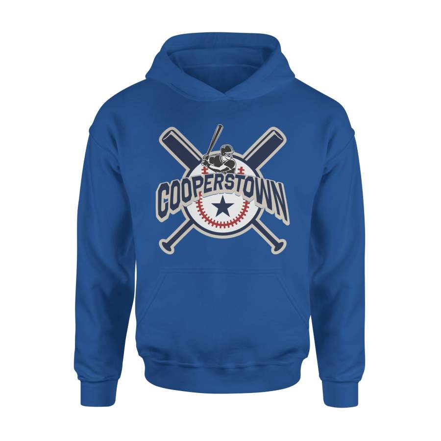 Cooperstown New York Baseball Game Family Vacation Hoodie