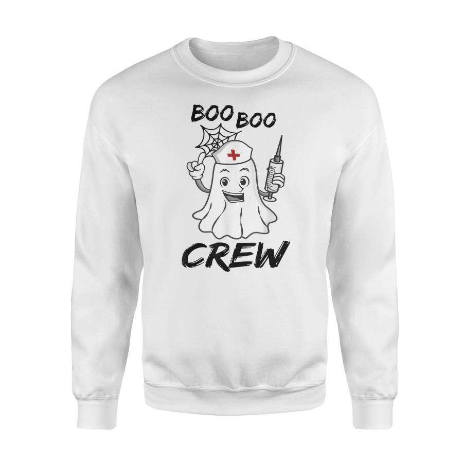 Funny Nurse Ghosting Crew Scary Gifts For Men Women Sweatshirt