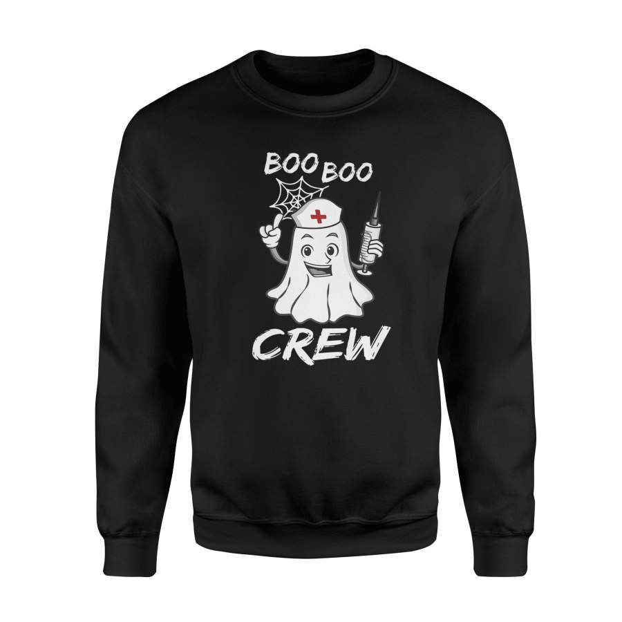 Funny Nurse Ghosting Crew Scary Gifts For Men Women Premiu Sweatshirt