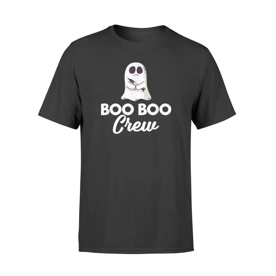 Boo Boo Crew Scary Ghost Nurse Halloween Nursing Costume T-Shirt