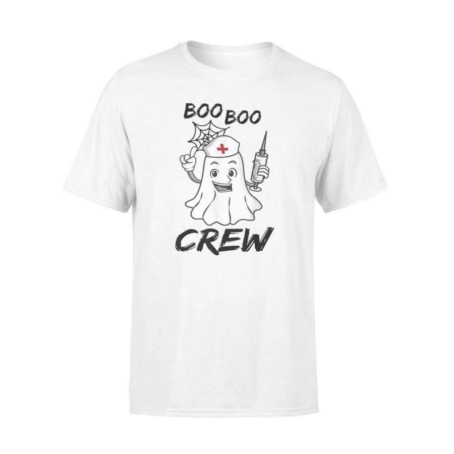 Funny Nurse Ghosting Crew Scary Gifts For Men Women T-Shirt