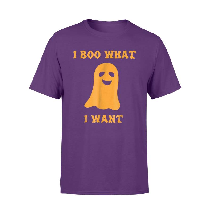 I Boo What I Want Ghost Funny Halloween T-Shirt