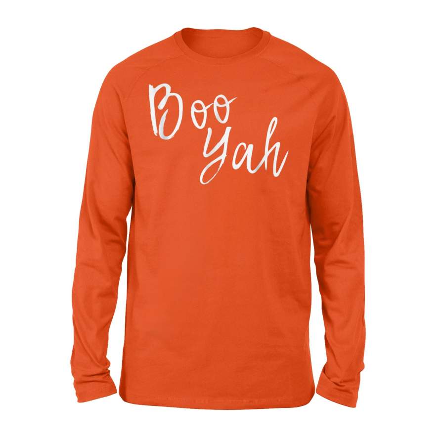 Halloween Boo – Yah Funny Ghost Halloween Costume Long Sleeve T-Shirt