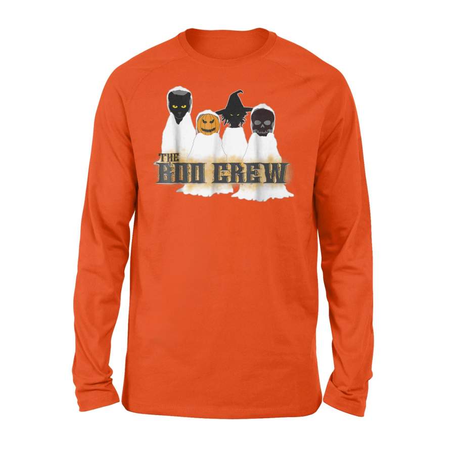 Halloween Boo Crew Funny Ghost Long Sleeve T-Shirt