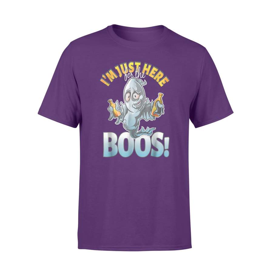 I’m Just Here For The Boos! Drunk Ghost Halloween T-Shirt