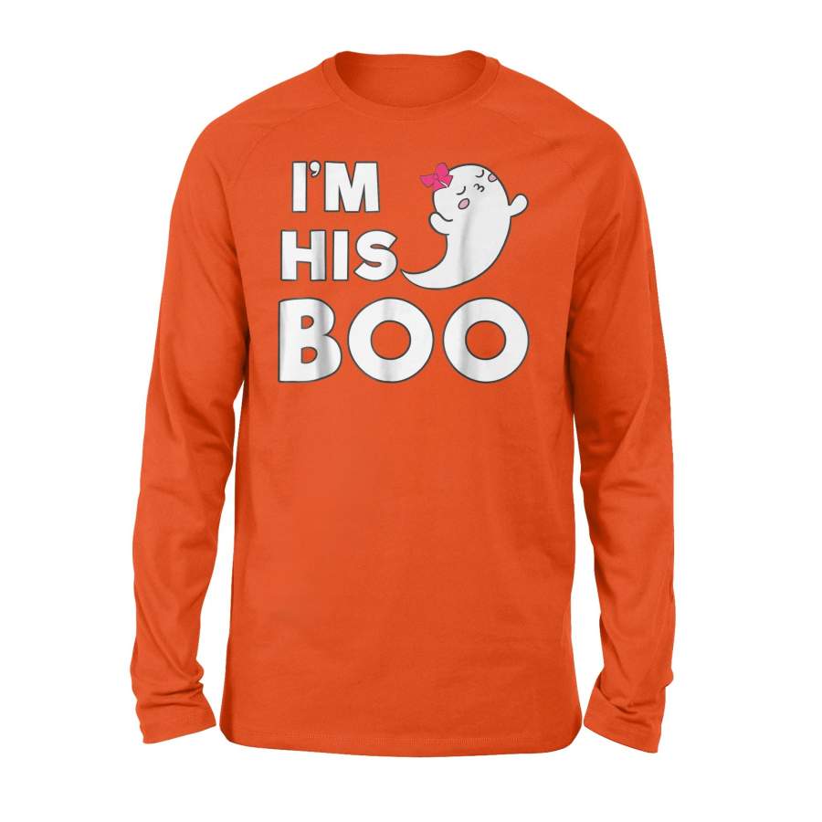 I’m His Boo Halloween Ghost Couples Matching Long Sleeve T-Shirt