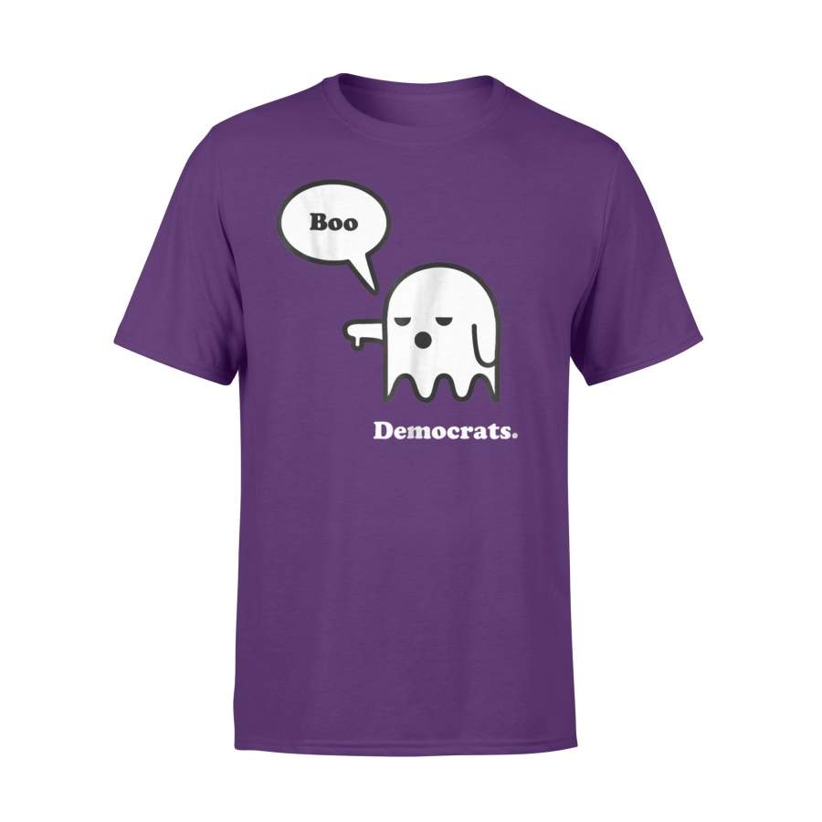 I Hate Democrats, Anti Democrat, Halloween Ghost Boo T-Shirt