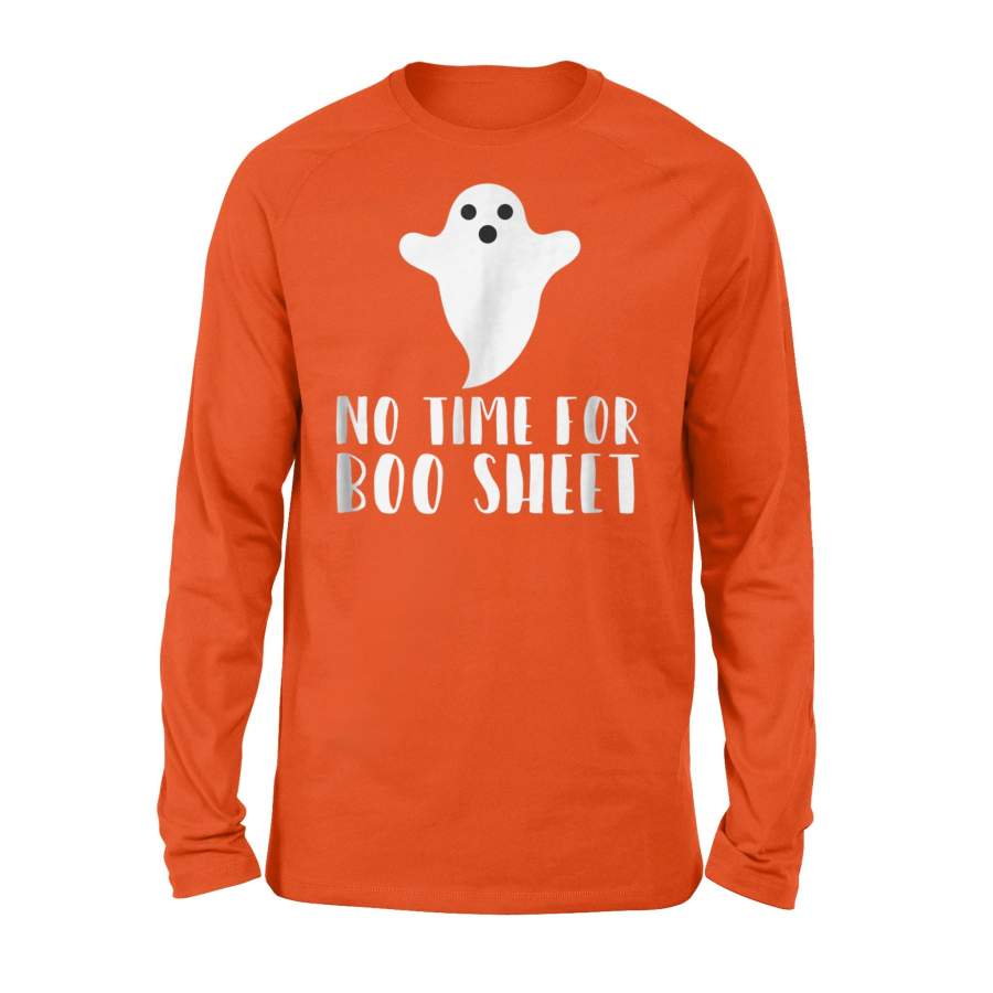 Funny Halloween Ghost Costume Moms Women Boo Sheet Long Sleeve T-Shirt