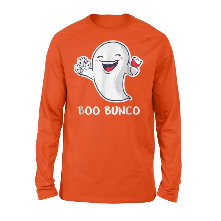 Cute Boo Bunco Ghost Long Sleeve T-Shirt