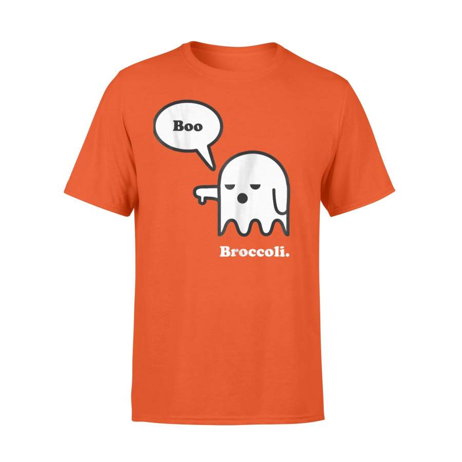 I Hate Broccoli, Funny Halloween Ghost Boo T-Shirt