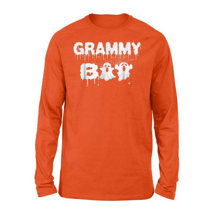 Funny Grammy Scary Boo Ghost Gift Halloween Costume Long Sleeve T-Shirt