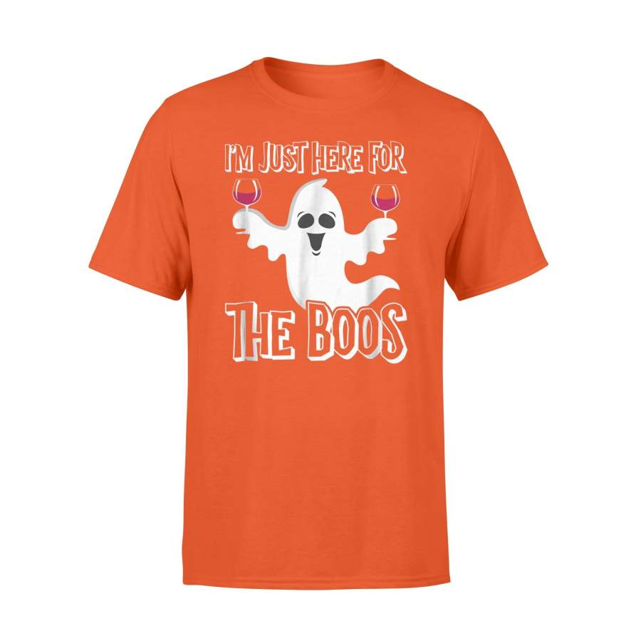 I’m Just Here For The Boos Halloween Ghost Costume T-Shirt