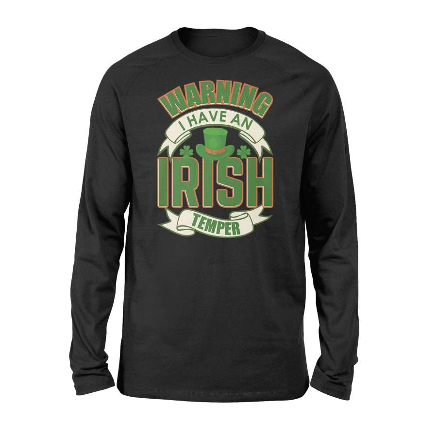 Hooligan New York St. Patrick’s Day Irish Attitude Long Sleeve T-Shirt