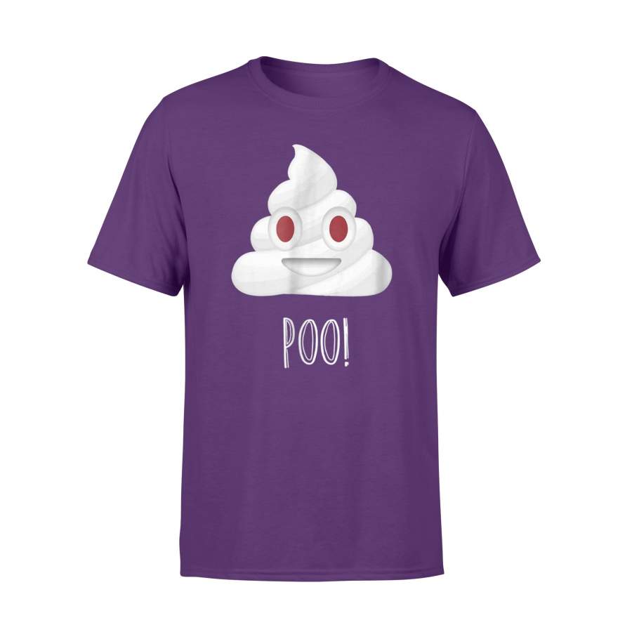 Funny Poo! Ghost Emoji For Halloween T-Shirt