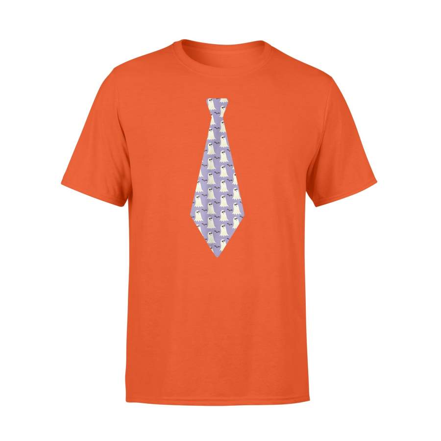 Halloween Ghosts Pattern Tie T-Shirt